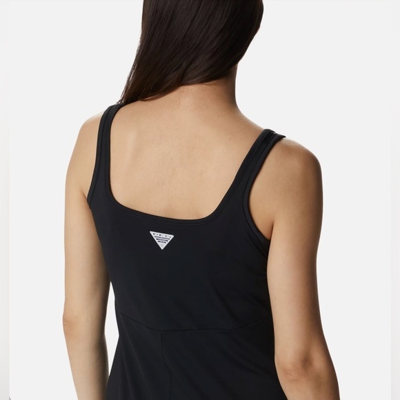 Columbia PFG Dress Women’s Size Small Black Grey Wave Wind Pattern‎ Freezer III - Picture 11 of 13